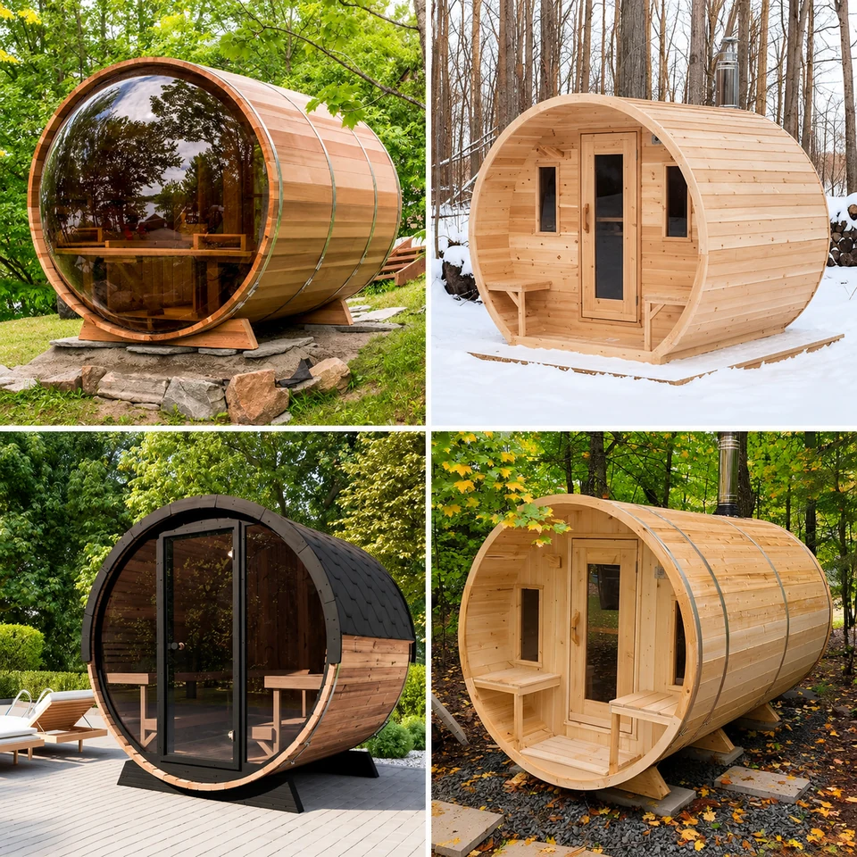 Barrel Saunas designs