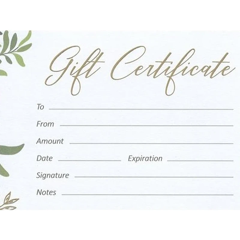 Gift Certificate