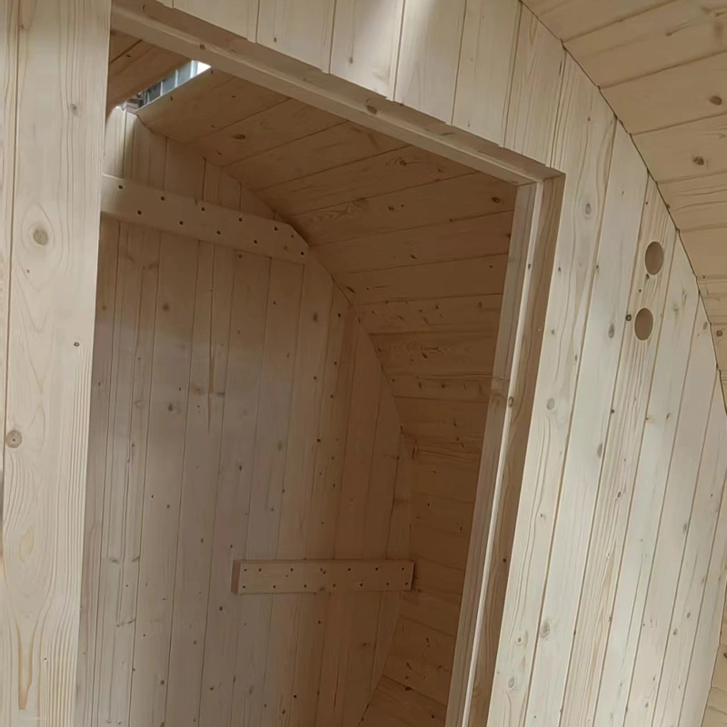 Panoramic Outdoor Barrel Sauna