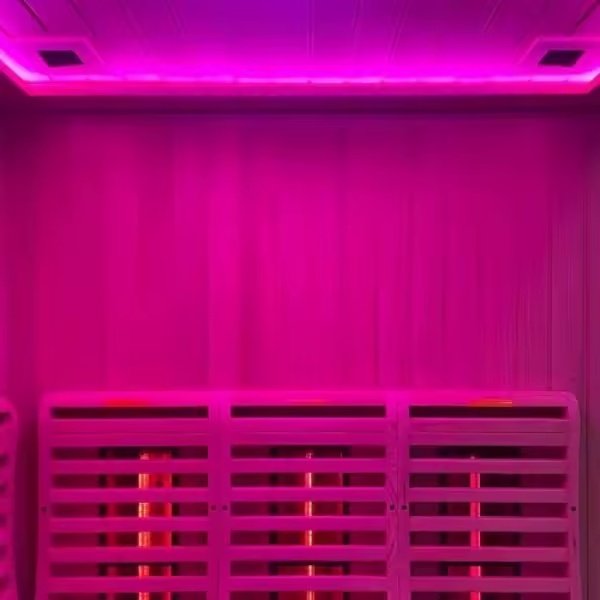 Corner Infrared Sauna with Glass Front