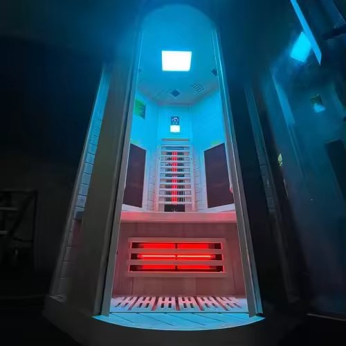 Curved Glass Indoor Infrared Sauna
