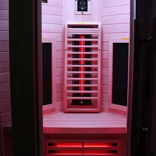 Curved Glass Indoor Infrared Sauna