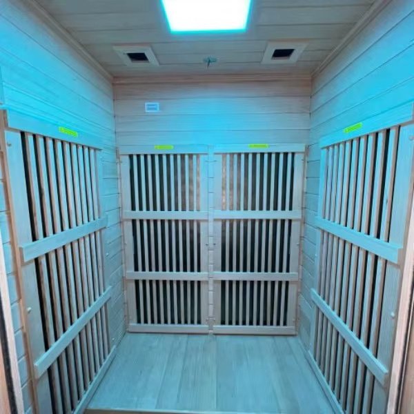 Multi-Panel Indoor Infrared Sauna with Glass Door