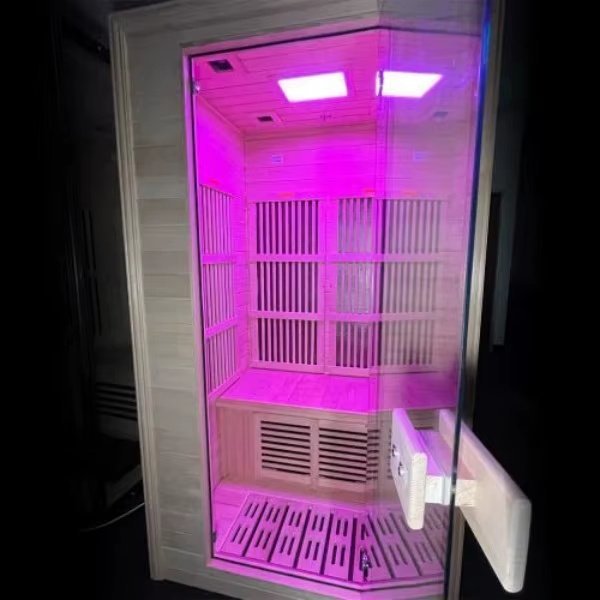 Multi-Panel Indoor Infrared Sauna with Glass Door
