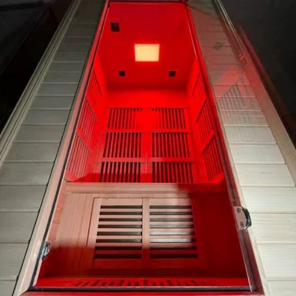 Multi-Panel Indoor Infrared Sauna with Glass Door
