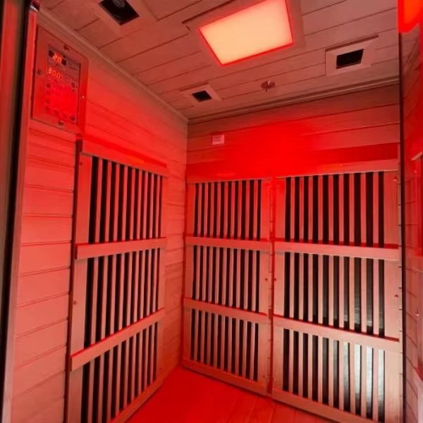 Multi-Panel Indoor Infrared Sauna with Glass Door