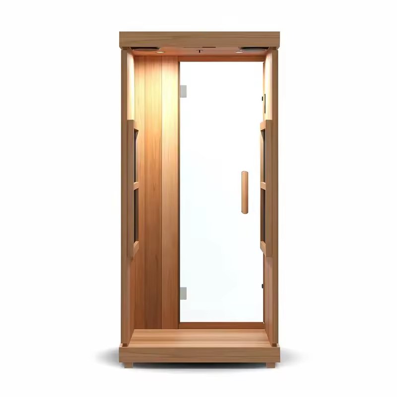 Slim Indoor Infrared Sauna with Glass Door