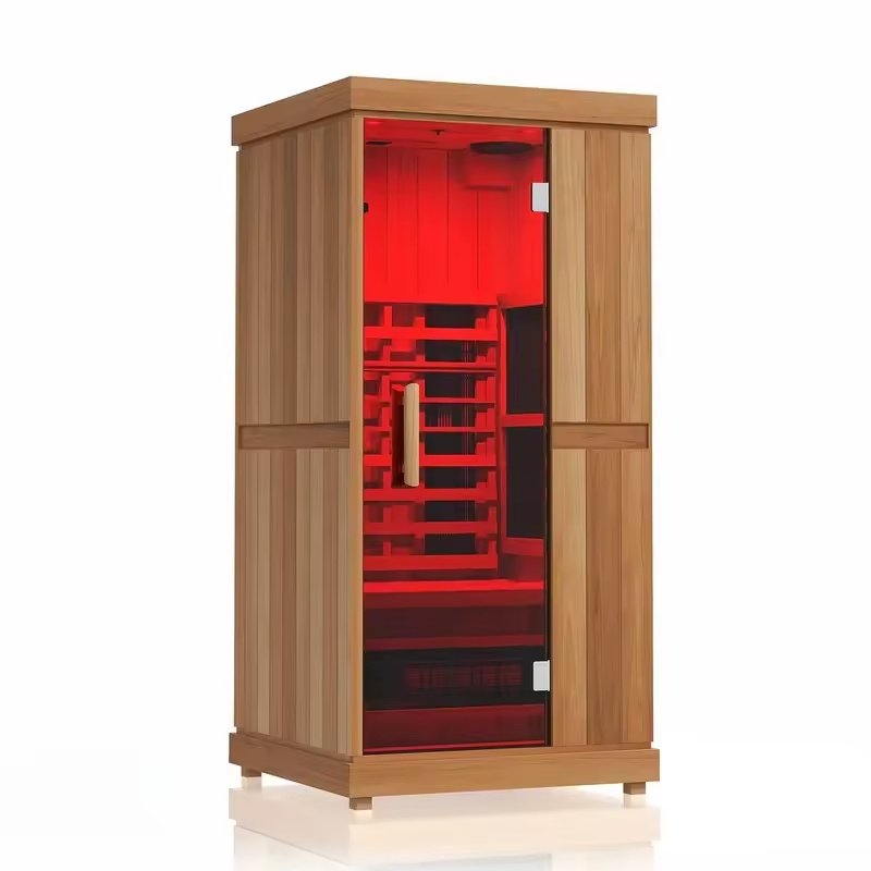 Slim Indoor Infrared Sauna with Glass Door